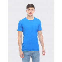 Light Blue Round Neck T-shirt