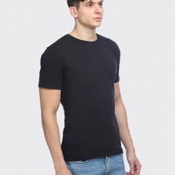 Black T-Shirt Round Neck